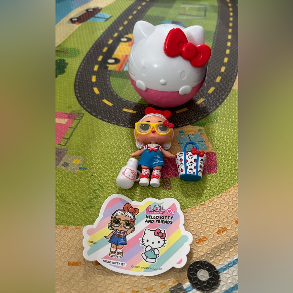 Hello Kitty Pink and Red Surprise Doll Set